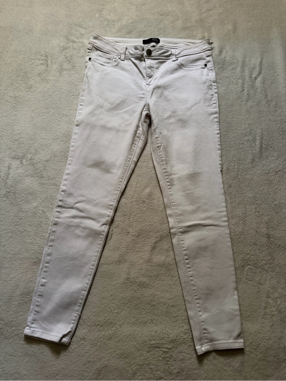 1822 Denim White Skinny Jeans